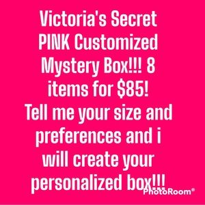 COPY - Victoria's Secret PINK Personalized & Customized Mystery Boxes!!!
